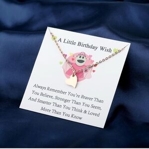 Birthday Gift Necklace for Little Girl/Daughter/Granddaughter/Friendship